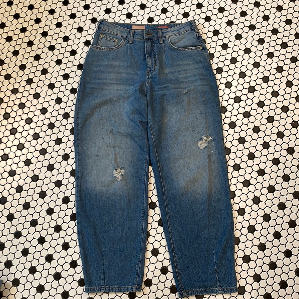 Anthropologie wide leg jeans